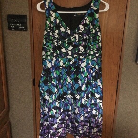NWT. Just Taylor Women’s Size 6 Dress, Lined - Picture 2 of 13